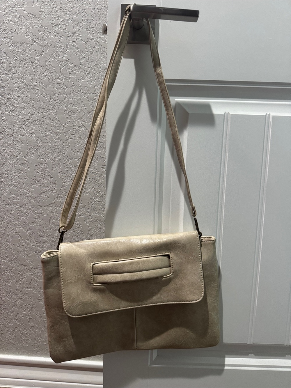 Classic Cream Crossbody Shoulder Bag